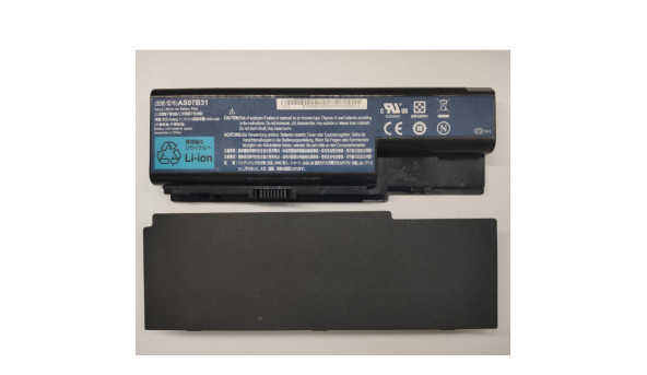 Батарея, акумулятор, для ноутбука Acer Aspire 5230, 5235, 6530, 6530G, 6920, 7720ZG, 7730, 7730G, 8730Z, 8730ZG, 8920, Li-ion Battery, 4000mAh,  11.1V, б/в, робоча, 57% зносу