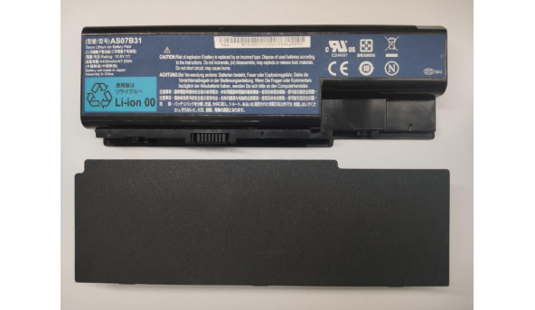 Батарея, акумулятор, для ноутбука Acer Aspire 5230, 5235, 6530, 6530G, 6920, 7720ZG, 7730, 7730G, 8730Z, 8730ZG, 8920, Li-ion Battery, 4400mAh, 47.5Wh, 10.8V, б/в, робоча, 60% зносу