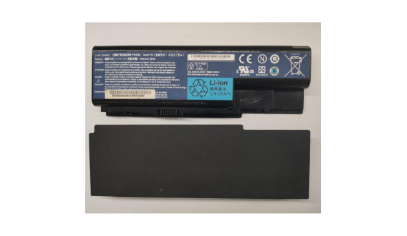 Батарея, акумулятор, для ноутбука Acer Aspire 5230, 5235, 6530, 6530G, 6920, 7720ZG,  7730, 7730G, 8730Z, 8730ZG, 8920, Li-ion Battery, 4400mAh,  49Wh, 11.1V, б/в, робоча, 70% зносу