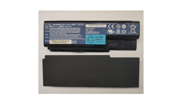 Батарея, акумулятор, для ноутбука Acer Aspire 5230, 5235, 6530, 6530G, 6920, 7720ZG,  7730, 7730G, 8730Z, 8730ZG, 8920, Li-ion Battery, 4400mAh,  49Wh, 11.1V, б/в, робоча, 87% зносу