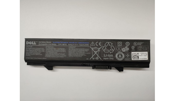 Батарея, акумулятор, для ноутбука Dell Latitude E5510, E5400, E5410, E5500, Li-ion Battery, 5200mAh, 56Wh, 11.1V, б/в, робоча, 83% зносу - 34562