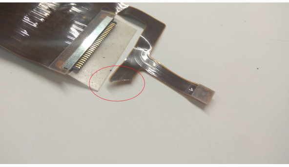 Шлейф матриці для ноутбука Lenovo ThinkPad T400, ASMP44C1326, Б/В. Присутнє прошкодженя(фото) - 34832