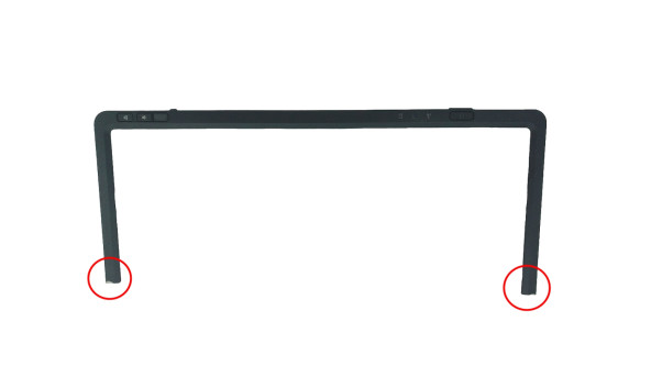 Накладка, на середню частину корпуса для ноутбука Dell LATITUDE E5400, CN-0DW912, Б/В, в хорошому стані, без пошкоджень.
