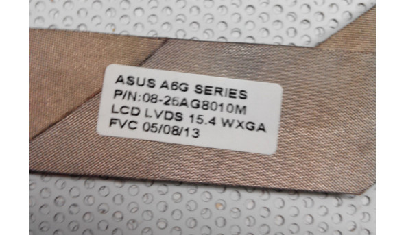 Шлейф матриці для ноутбука Asus A6, A6000, 08-26AG8010M, б/в, у хорошому стані, без пошкоджень.