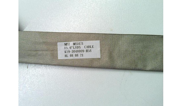Шлейф матриці для ноутбука MSI EX630, K19-3040009-H58, Б/В. - 35846