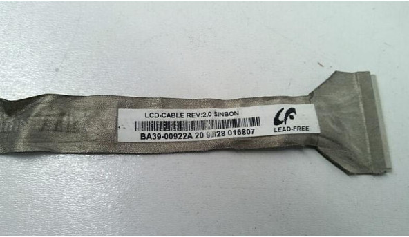 Шлейф матриці для ноутбука Samsung R518, NP-RV518, R517, NP-R517, R519, NP-R519, R522, NP-R522, R520, NP-R520, NP-E252, NP-R522-JA01UA, NP-R518-DS0DUA. BA39-00922A, - 35939