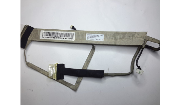 Шлейф матриці для ноутбука Toshiba Satellite L350, L500, L500D, L505, DC02000S800, Б/В, в хорошому стані, без пошкоджень.