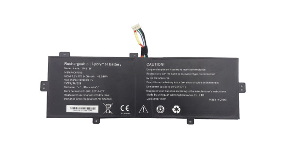 Батарея акумулятор для ноутбука Medion Akoya E4253 3786128 40067936 7.6V Black 5400mAh Б/У - знос 50-55%