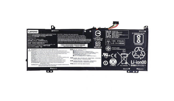 Оригинальная батарея акумулятор для Lenovo IdeaPad 530S-14IKB L17C4PB0 7.68V 5730mAh Б/У - износ 50-55%