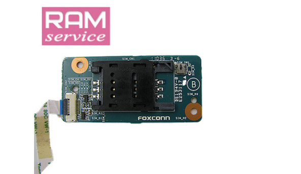Плата з роз'ємом SIM Card Reader V030_MP_SIM_DB, для ноутбука Sony PCG-41213V,  Б/В