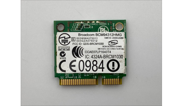 Адаптер WI-FI, знятий з ноутбука Dell Vostro 1015 (CN-0FR016) Б/В - 43688