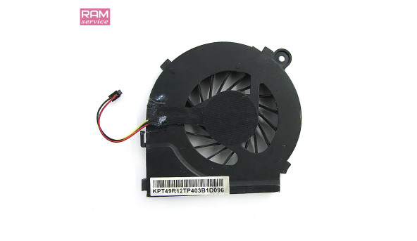 Вентилятор системи охолодження, для ноутбука, 3Pin, HP Pavilion g6-1131sr, KPT49R12TP403, Б/В, В хорошому стані, без пошкоджень