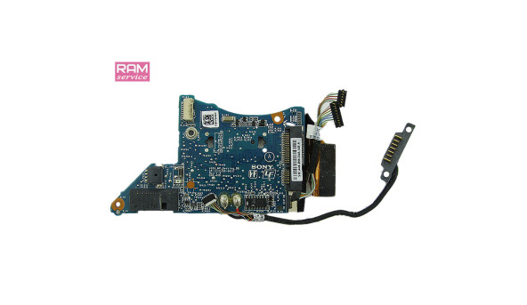 Додаткова плата, плата живлення з шлейфами, для ноутбука, Sony VAIO PCG-4121EM, 1P-1112j00-6012, Rev 1.2, Б/В