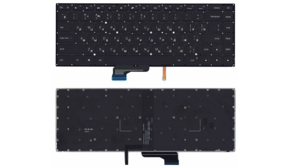 Клавиатура для ноутбука Xiaomi Mi Pro 15.6 Black с подсветкой (Light), (No Frame) RU