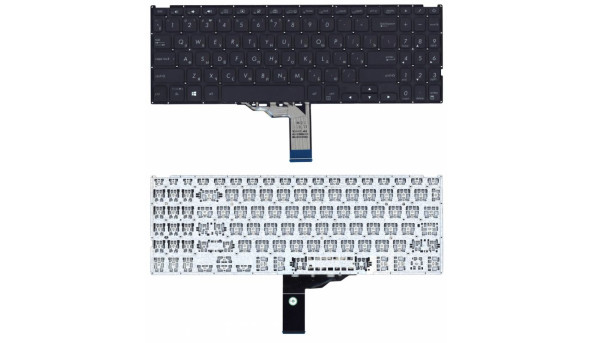 Клавиатура для ноутбука Asus VivoBook (F509U) Black, (No Frame), RU