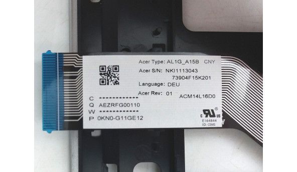 Середня частина корпусу для ноутбука Acer Chromebook 14 CB3-431 13N0-G1A0C01 13N0-G1P0301 Б/В - 488650