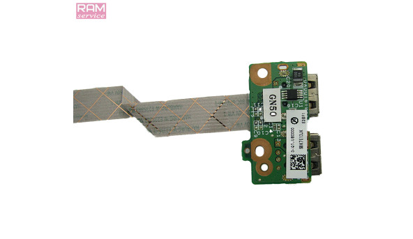 Додаткова плата, роз'єми USB, для ноутбука, HP Pavilion dv5-1031el, 15.4", DA0Q161B6E0, Б/В, В хорошому стані, без пошкоджень - 48877