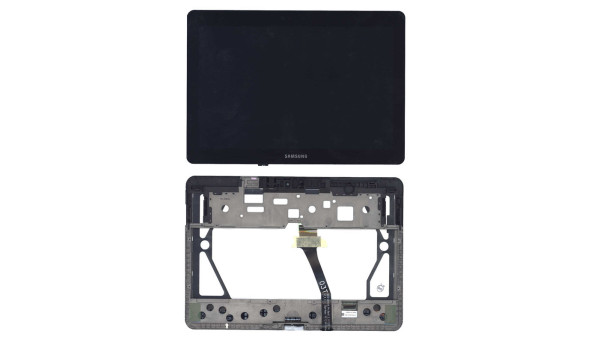 Матрица с тачскрином (модуль) для Samsung Galaxy Tab 2 10.1" GT-P5100 черный с рамкой