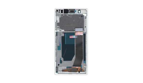 Матрица с тачскрином (модуль) для Sony Xperia Z C6603 черный с белой рамкой