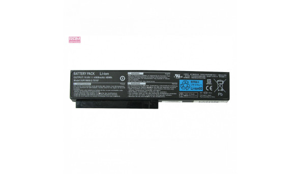 Батарея, акумулятор, 3UR18650-2-T0167, для ноутбука LG, Li-ion Battery, 4500mAh, 49Wh, 10.8V, Б/В, робоча, 50% зносу