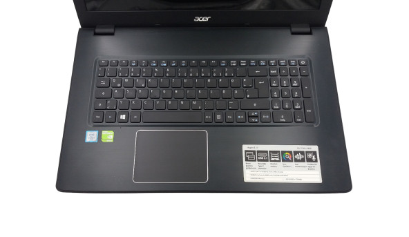 Ноутбук Acer Aspire E5-774G Core I3-6100U 8 RAM 128 M.2 500 HDD NVIDIA GeForce 940MX [17.3"] - ноутбук Б/В