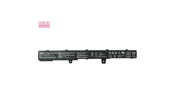 Батарея, акумулятор, Asus A41N1308, для ноутбука X451, X451C, X451CA, X45LI9C, X551, X551C, Li-ion Battery, 2600mAh, 14.4V, Б/В, робоча, 15% зносу