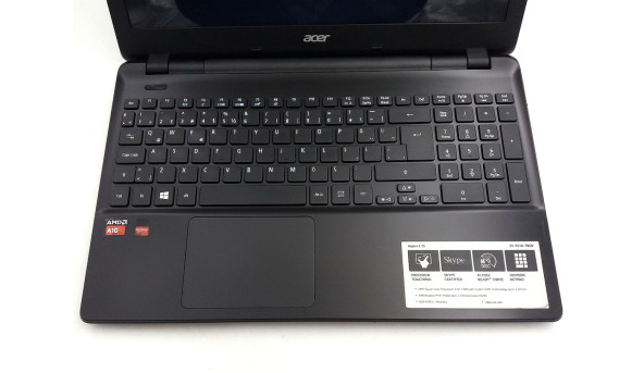 Ноутбук Acer Aspire E5-551G AMD A10-7300 8 GB RAM 1 TB HDD AMD Radeon R7 M265 [15.6"] - ноутбук Б/У - 491424