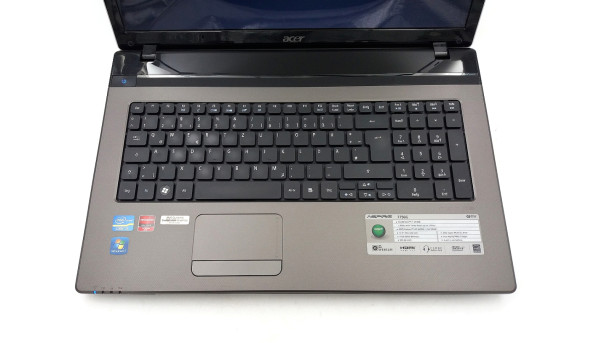 Ноутбук Acer Aspire 7750 Intel Core I5-2430M 4 GB RAM 500 GB HDD AMD Radeon HD 6650M [17.3"] - ноутбук Б/В - 491467