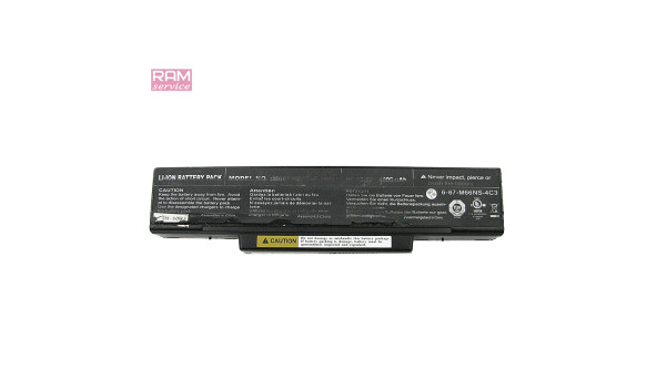Батарея, акумулятор, clevo 6-87-m66ns-4c3, для ноутбука ASUS F2, F2F, F2HF, F2J, F2Je, F3A, F3E, F3F, F3H, F3Ja, F3Jc, Li-ion Battery, 4400mAh, 10.8V, Б/В, робоча, 20% зносу