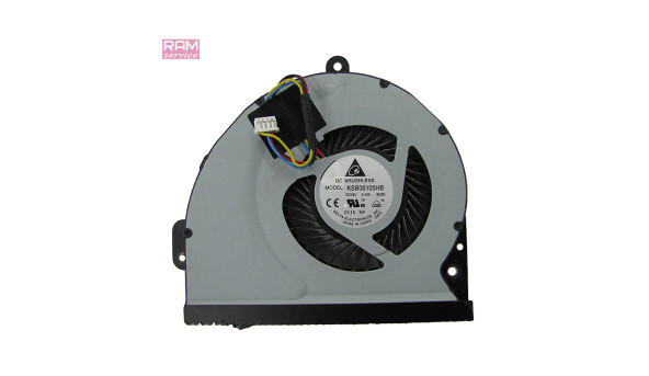 Вентилятор системи охолодження, для ноутбука, Asus X54H, 15.6", KSB06105HB, Б/В, 4Pin, В хорошому стані, без пошкоджень