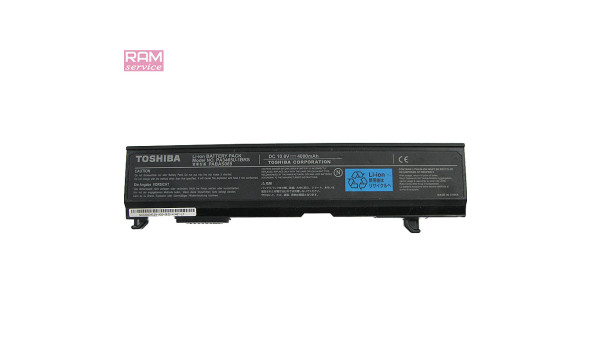 Батарея, акумулятор, Toshiba PA3465U-1BRS, для ноутбука Toshiba A100-533, A100-549, A100-S3211TD, A100-s2211td, A100-s2311td, A105, Li-ion Battery, 4000mAh, 10.8V, Б/В, робоча, 40% зносу