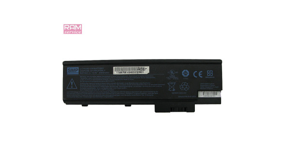 Батарея, акумулятор, Acer BT.T5007.001, для Acer ASPIRE 3030, Li-ion Battery, 4400mAh, 14.8V, Б/В, робоча, 20% зносу