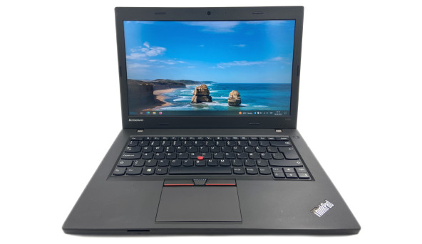 Ноутбук Lenovo ThinkPad L450 Intel Core I5-4300U 8 GB RAM 128 GB SSD [IPS 14'' FullHD] - ноутбук б/в - 492974