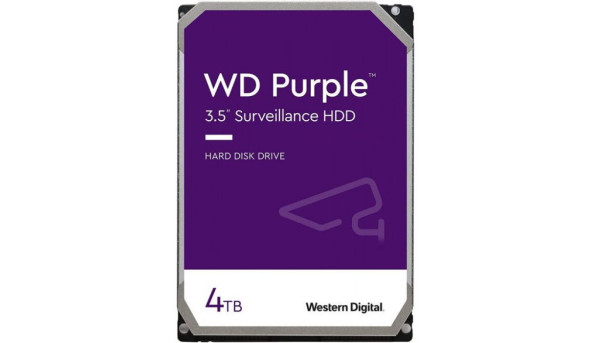 HDD 4TB, 5400rpm, WD Purple, 256M, SATA III (WD43PURZ)