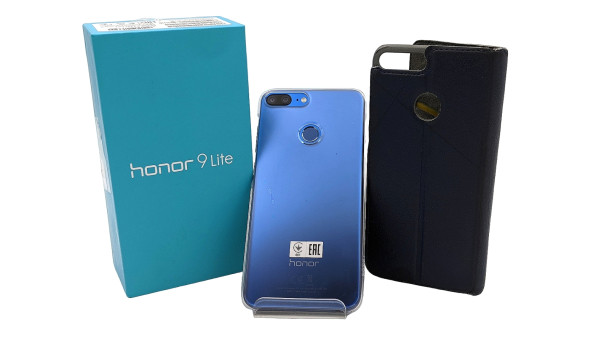 Смартфон Honor 9 Lite SoC HiSilicon Kirin 659 3/32 GB 13+2/13+2 MP NFC Android 9 [IPS 5.65"] - смартфон Б/У