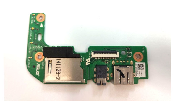 Card Reader плата с USB роз'ємом для ноутбука ASUS X554 X555 K555 69N0R7B10B06 Б/В