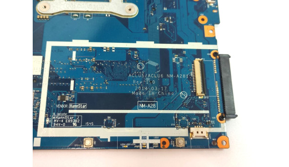 Материнская плата для ноутбука Lenovo G50 Z50 G50-30 G50-45 G50-70 NM-A281 Б/У - 498537
