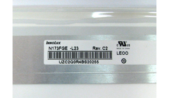 Матриця N173FGE-L23 Chi Mai Innolux 17.3" HD+ 1600x900 LED 40 pin socket глянцева Б/В - 498730