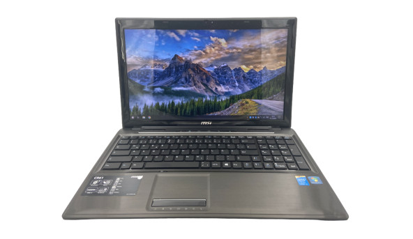 Ноутбук MSI MS-16GD Intel Core I5-4300M 8 GB RAM 60 GB SSD + 500 GB HDD (Optibay) [15.6"] - ноутбук Б/У - 498830