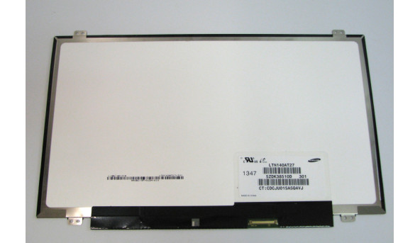 Матриця LTN140AT27-301 Samsung LCD 14.0" HD 1366x768 mate 40 pin Б/В