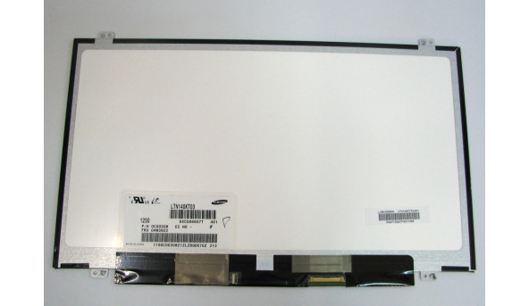 Матрица LTN140KT03-401 Samsung LCD 14.0" HD+ 1600x900 Glossy 40 pin Б/У