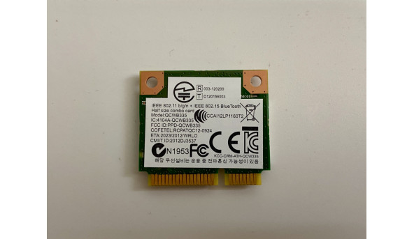 Адаптер wi-fi знятий з ноутбука Asus f751M QCWB335 Б/В - 499252