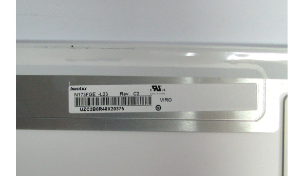 Матрица N173FGE-L23 Chi Mai Innolux 17.3"  HD+  1600x900 LED  40 pin  Б/У
