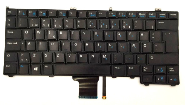 Клавиатура для ноутбука Dell Latitude E7240 E7420 E7440 12.5" Б/У