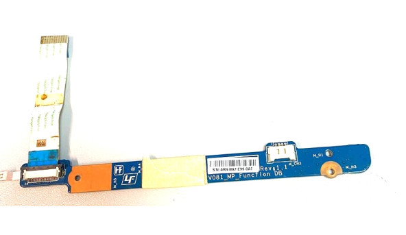 Додаткова плата мультимедійні кнопки для ноутбука Sony Vaio PCG- 81412M, 1P-1113202-8011 Б/В - 499525
