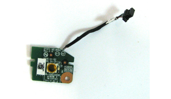 Кнопка включення для ноубка Lenovo Thinkpad T470S NS-B082 Б/В