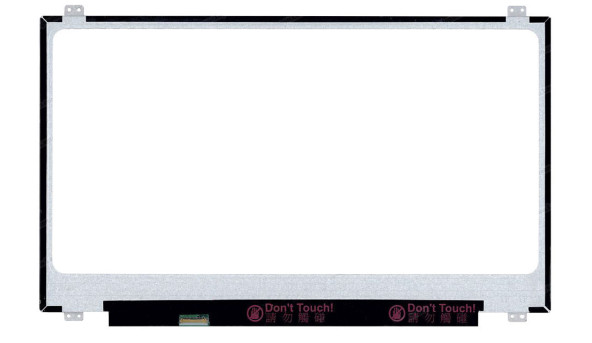 Матрица для ноутбука 17,3", Slim (тонкая), 30 pin eDP (снизу слева), 1920х1080, Светодиодная (LED), IPS, крепления сверху\снизу, матовая, AU Optronics (AUO), B173HAN01.0