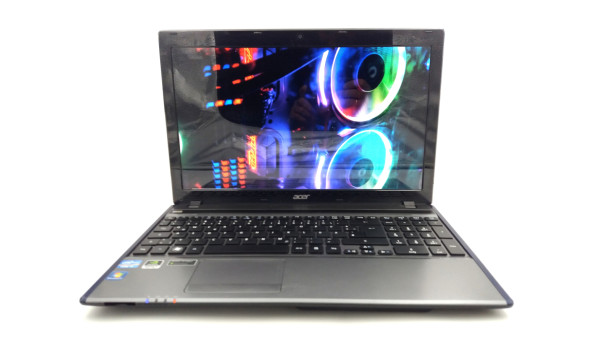 Ігровий ноутбук Acer Aspire 5755G Core I5-2450M 8 RAM 240 SSD NVIDIA GeForce GT 630M [15.6"] - ноутбук Б/В - 501071