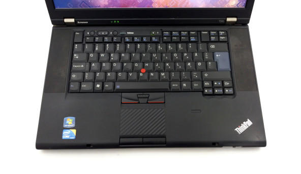 Ноутбук Lenovo ThinkPad T510 Intel Core I5-560M 8 GB RAM 640 GB HDD [15.6"] - ноутбук Б/В - 501349