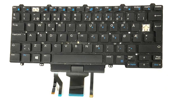 Клавиатура с подсветкой Dell Latitude 5490 PK1325A3B16 оригинальная Б/У